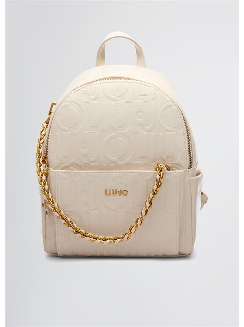 backpack woman cream LIU JO | AA5196E0538/X0459